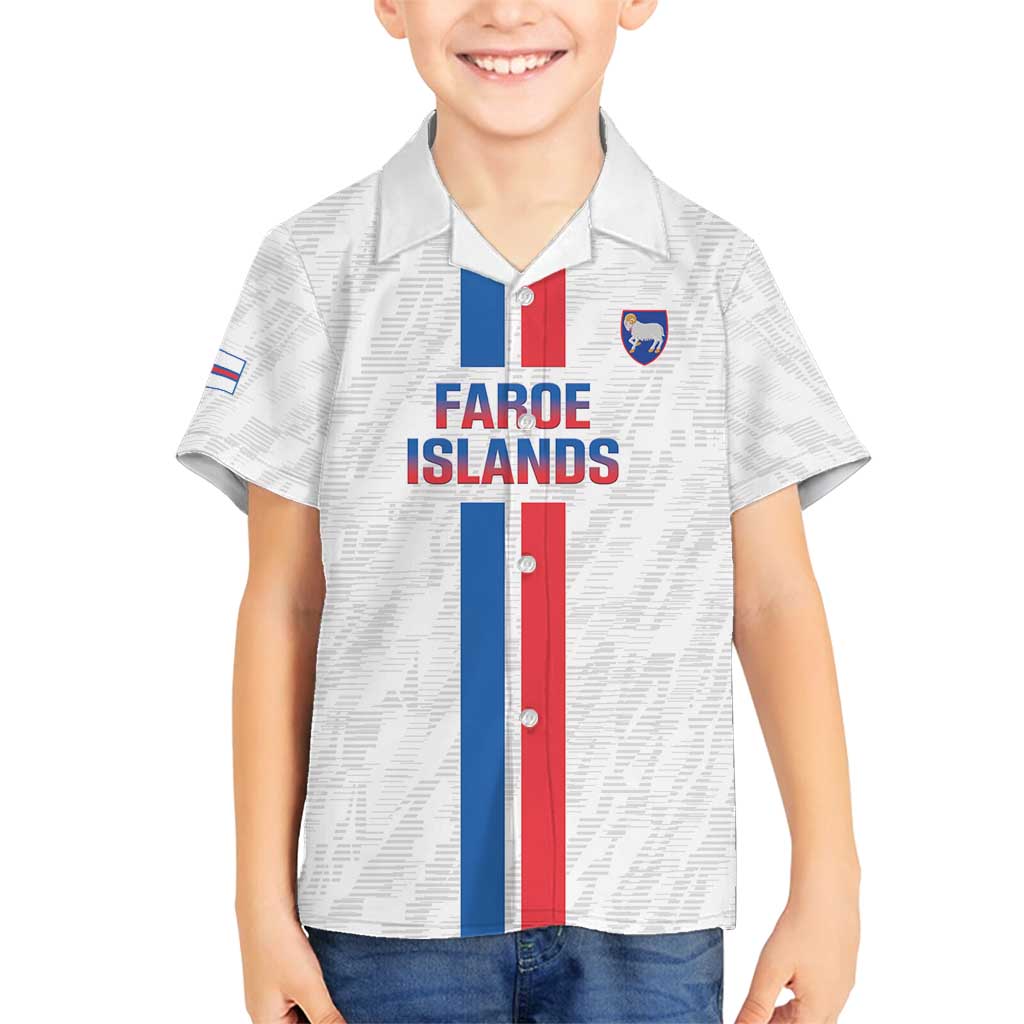 Custom Faroe Islands Football Family Matching Puletasi and Hawaiian Shirt Come On National Team