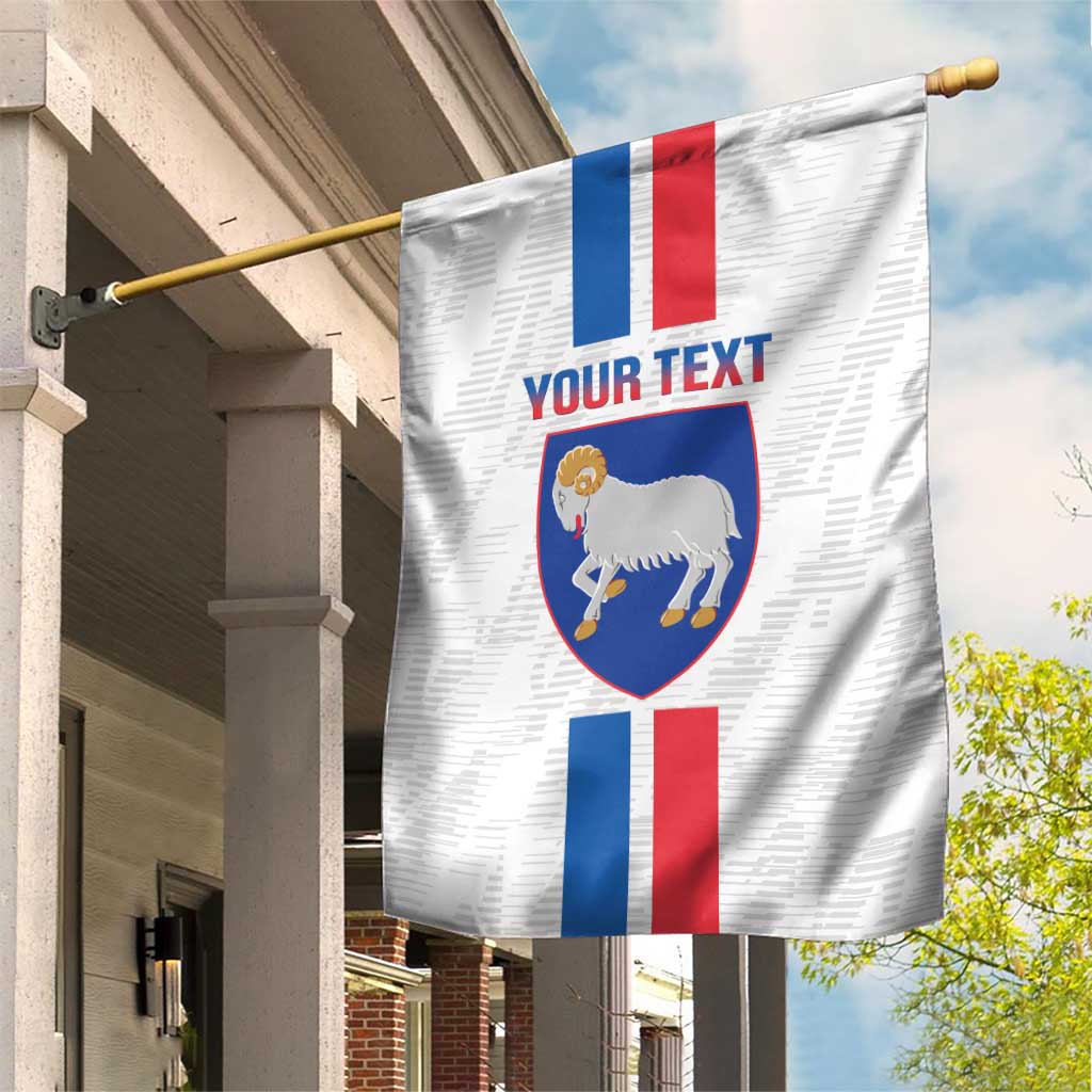 Custom Faroe Islands Football Garden Flag Come On National Team