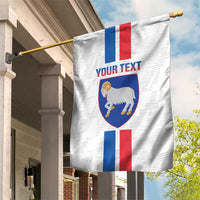 Custom Faroe Islands Football Garden Flag Come On National Team