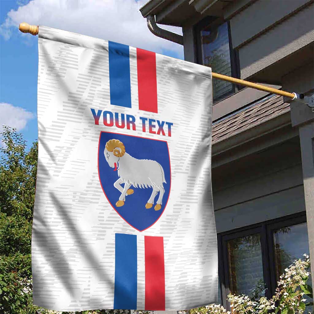 Custom Faroe Islands Football Garden Flag Come On National Team