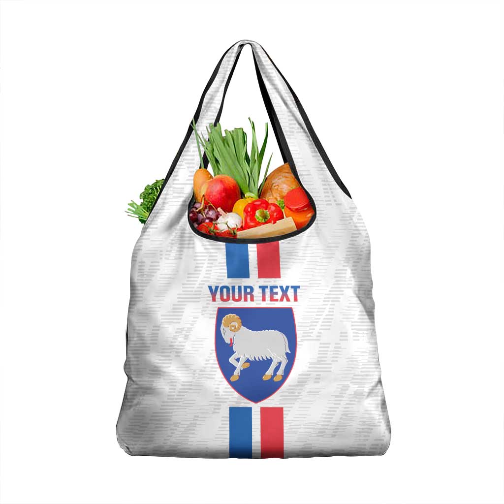 Custom Faroe Islands Football Grocery Bag Come On National Team