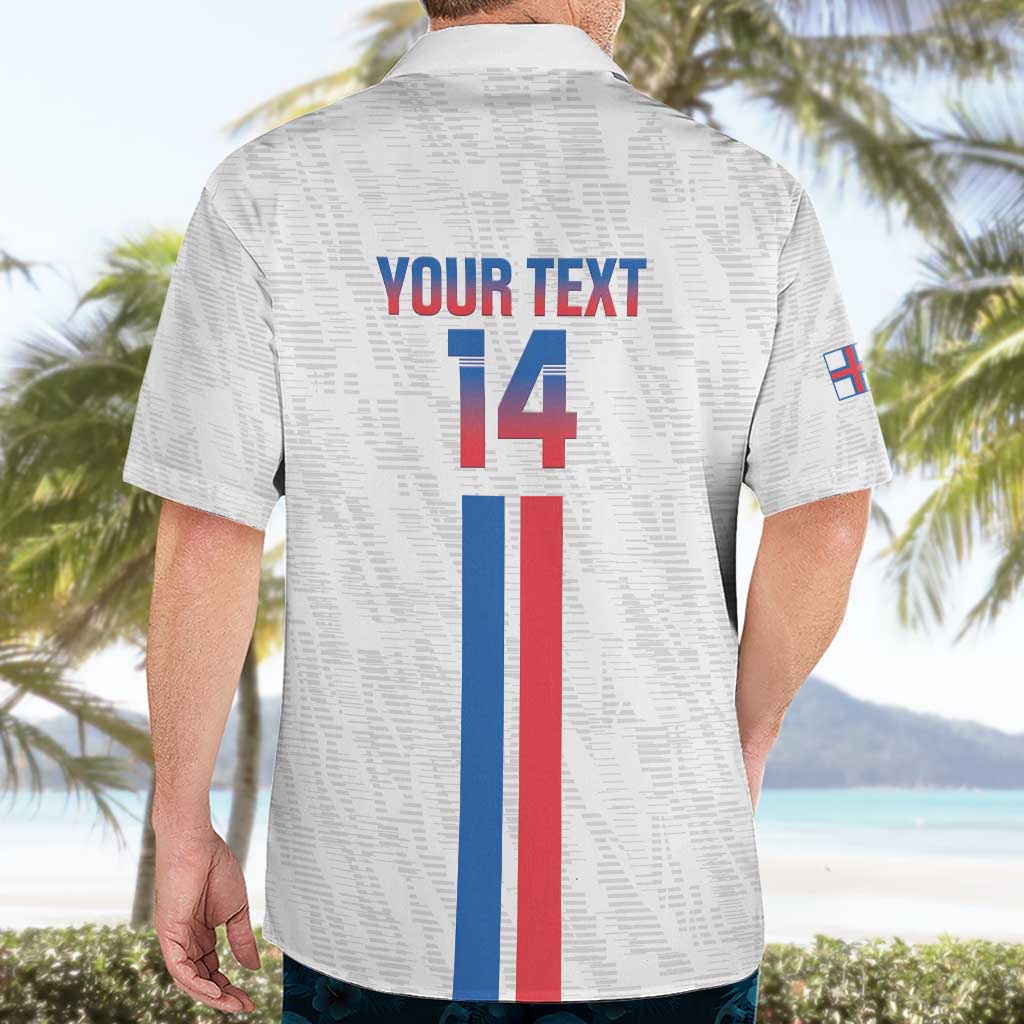 Custom Faroe Islands Football Hawaiian Shirt Come On National Team