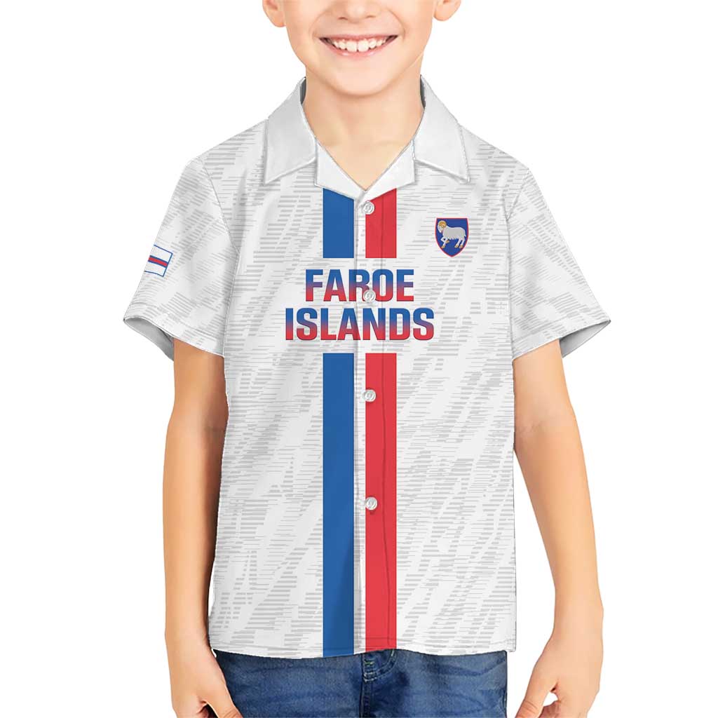 Custom Faroe Islands Football Hawaiian Shirt Come On National Team