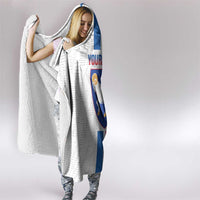 Custom Faroe Islands Football Hooded Blanket Come On National Team
