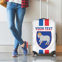 Custom Faroe Islands Football Luggage Cover Come On National Team