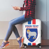 Custom Faroe Islands Football Luggage Cover Come On National Team