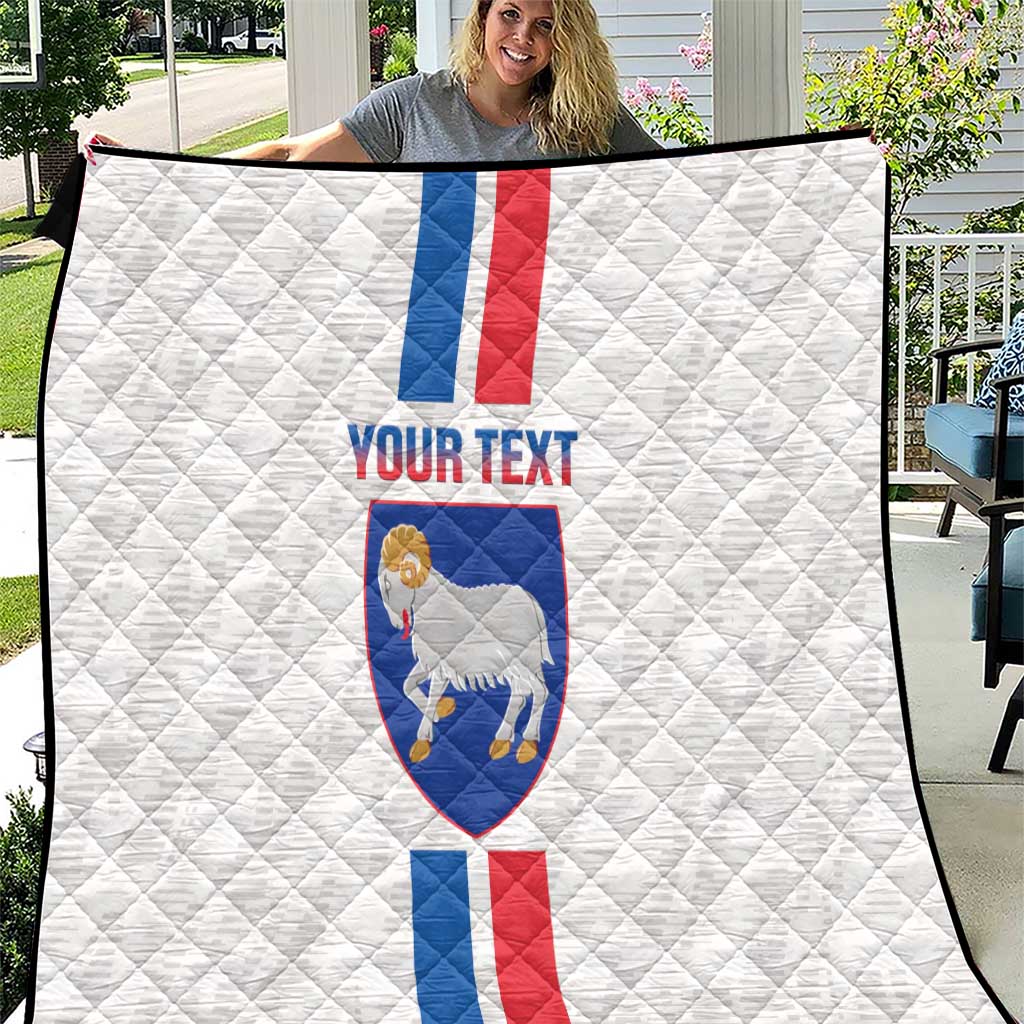 Custom Faroe Islands Football Quilt Come On National Team