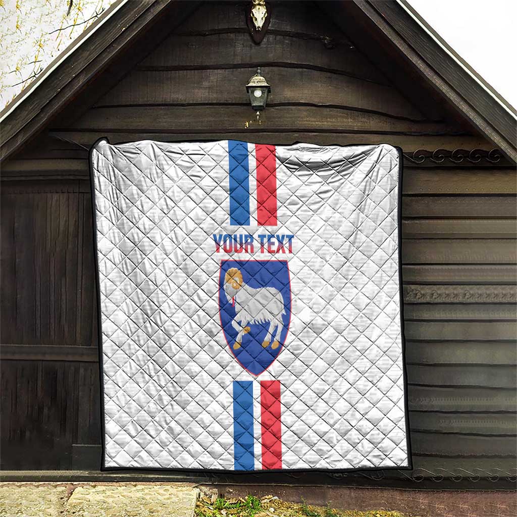 Custom Faroe Islands Football Quilt Come On National Team