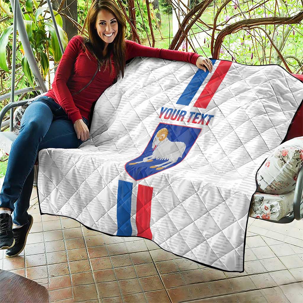Custom Faroe Islands Football Quilt Come On National Team