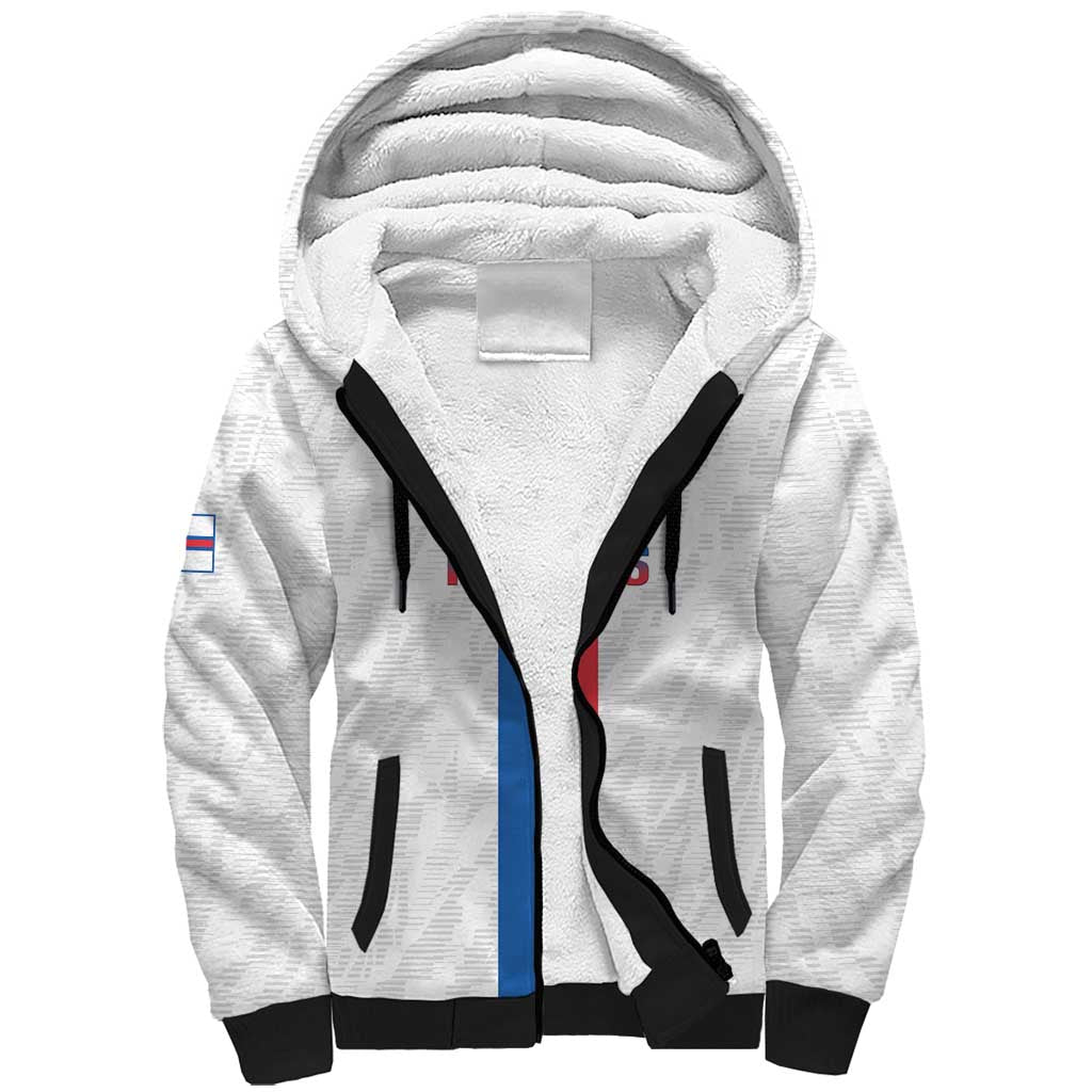 Custom Faroe Islands Football Sherpa Hoodie Come On National Team