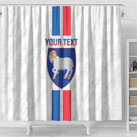 Custom Faroe Islands Football Shower Curtain Come On National Team