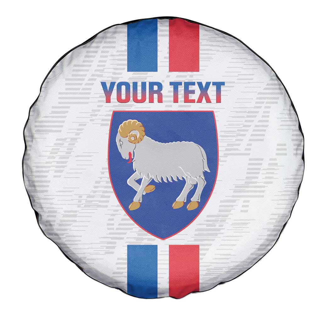 Custom Faroe Islands Football Spare Tire Cover Come On National Team