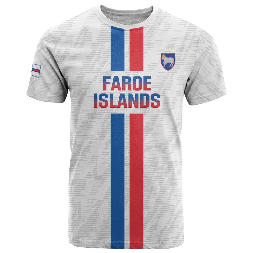 Custom Faroe Islands Football T Shirt Come On National Team