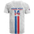 Custom Faroe Islands Football T Shirt Come On National Team