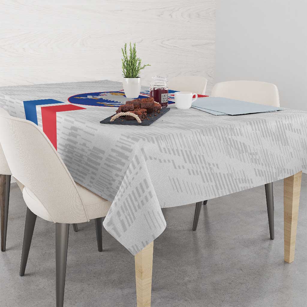Custom Faroe Islands Football Tablecloth Come On National Team