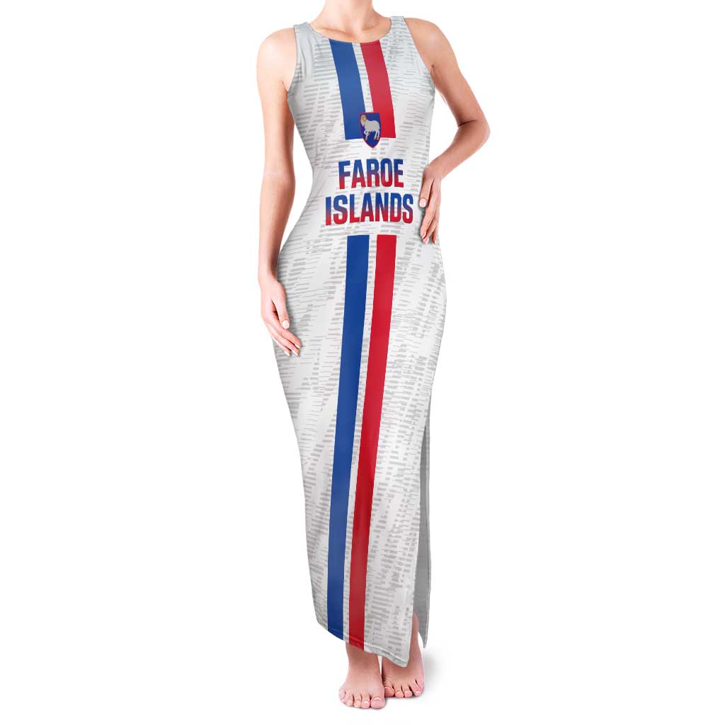 Custom Faroe Islands Football Tank Maxi Dress Come On National Team