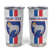 Custom Faroe Islands Football Tumbler Cup Come On National Team