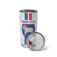 Custom Faroe Islands Football Tumbler Cup Come On National Team