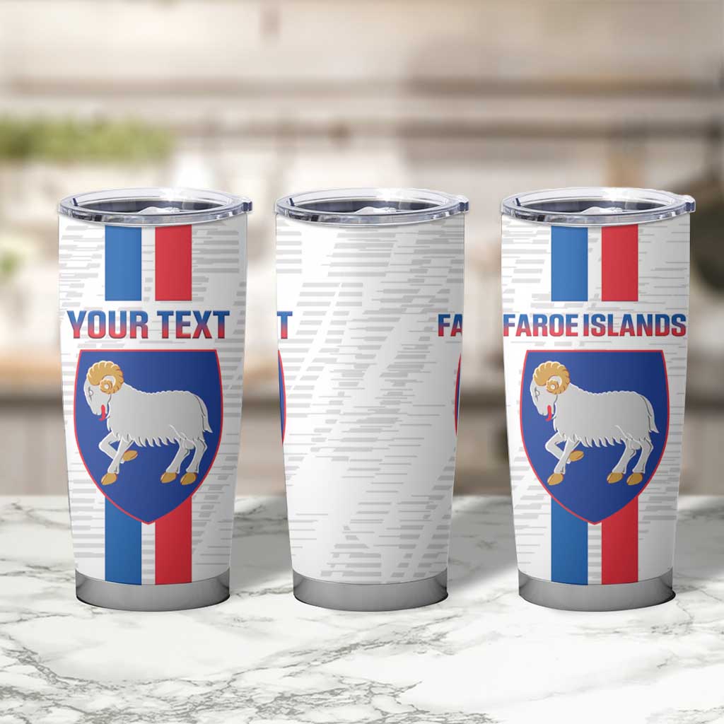 Custom Faroe Islands Football Tumbler Cup Come On National Team