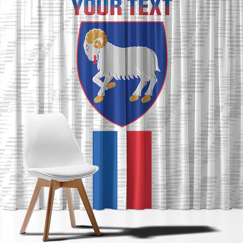 Custom Faroe Islands Football Window Curtain Come On National Team