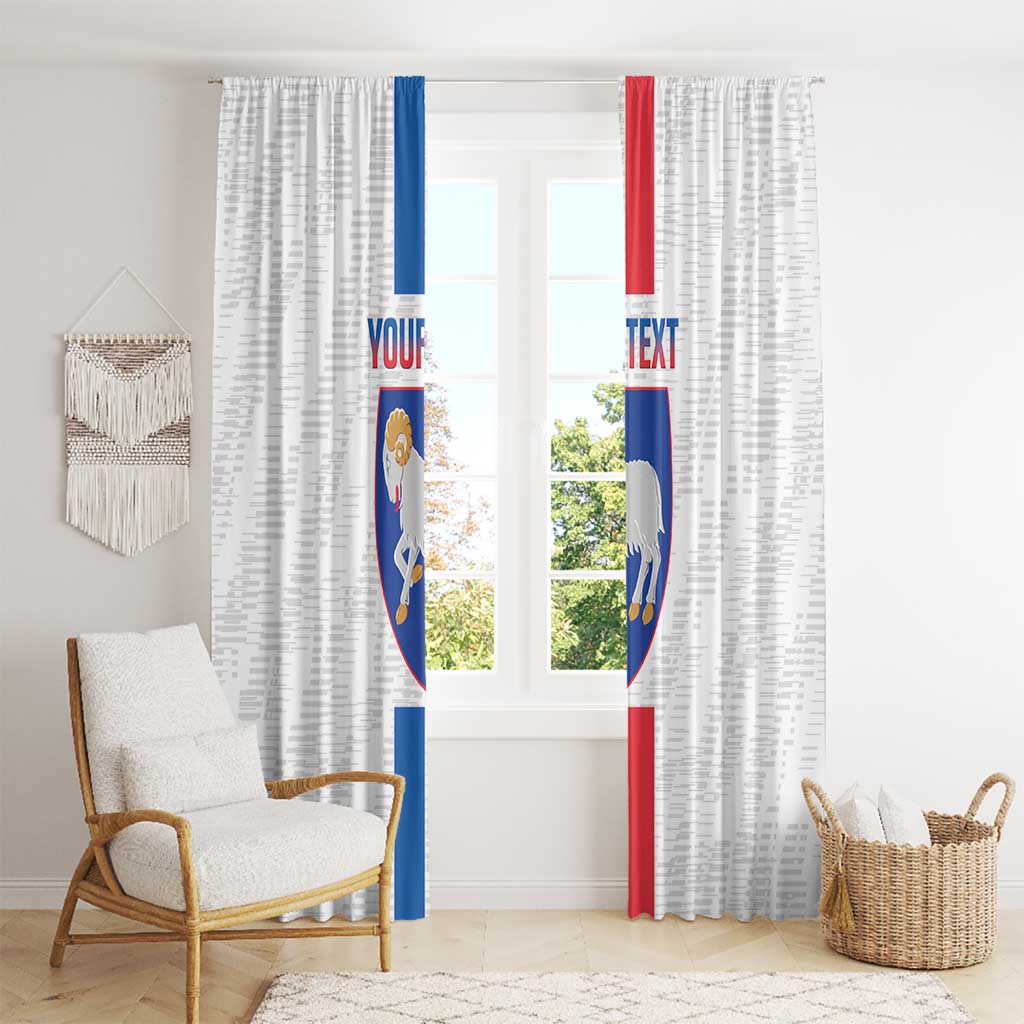 Custom Faroe Islands Football Window Curtain Come On National Team