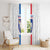Custom Faroe Islands Football Window Curtain Come On National Team