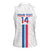 Custom Faroe Islands Football Women Sleeveless Polo Shirt Come On National Team