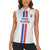 Custom Faroe Islands Football Women Sleeveless Polo Shirt Come On National Team