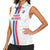 Custom Faroe Islands Football Women Sleeveless Polo Shirt Come On National Team
