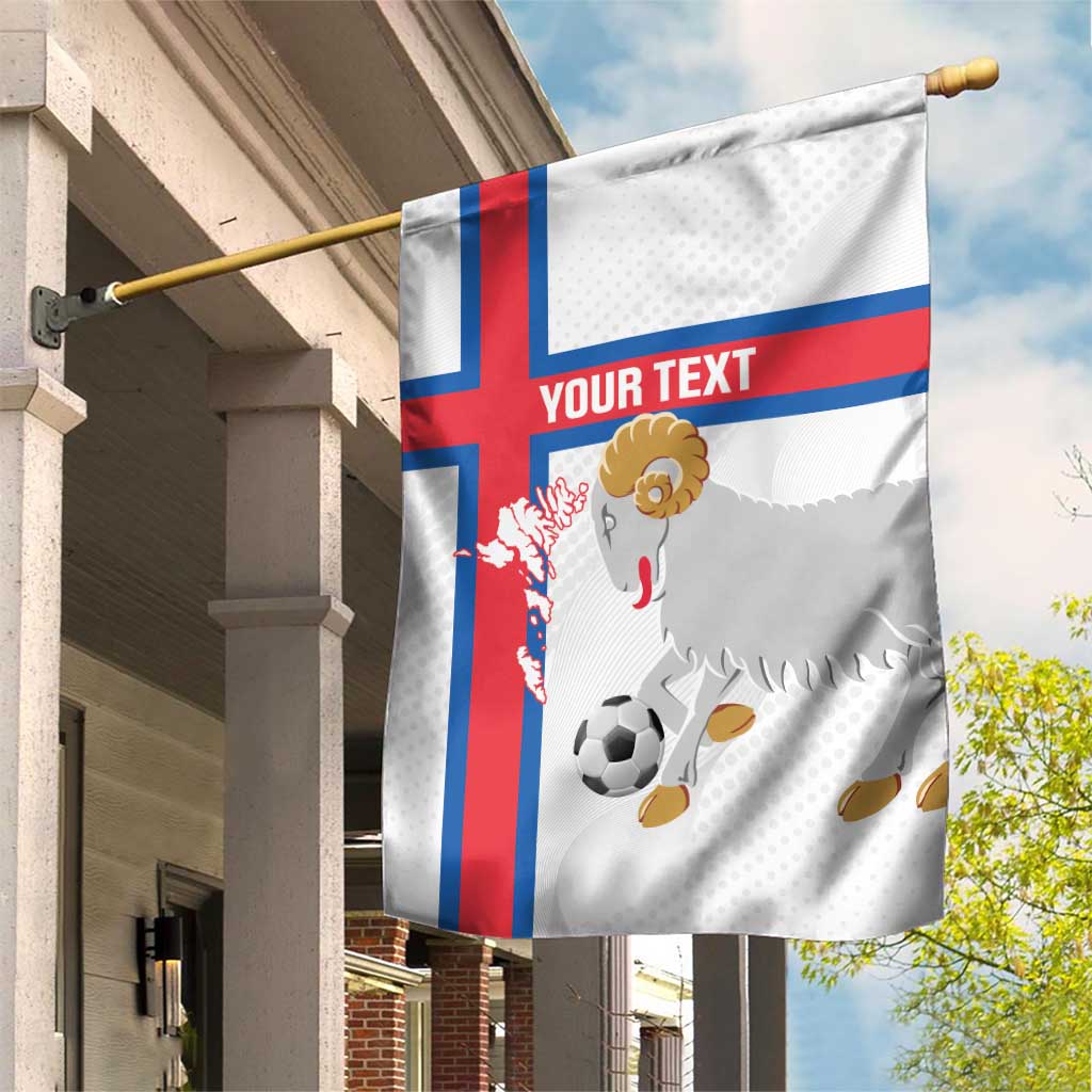 Custom Faroe Islands Football Garden Flag Coat Of Arms Flag Style