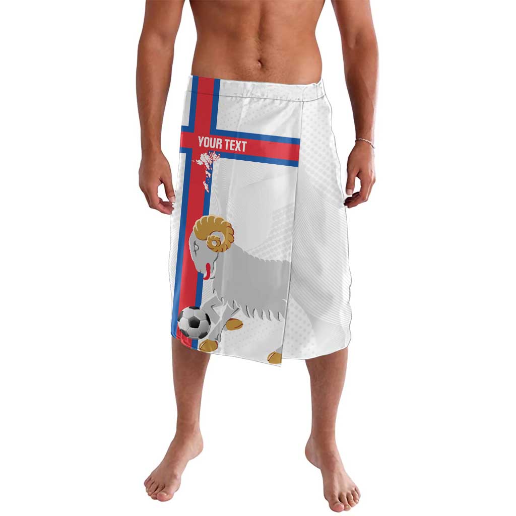 Custom Faroe Islands Football Lavalava Coat Of Arms Flag Style