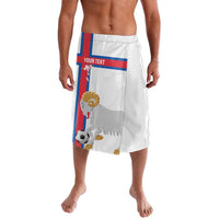 Custom Faroe Islands Football Lavalava Coat Of Arms Flag Style