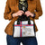 Custom Faroe Islands Football Shoulder Handbag Coat Of Arms Flag Style