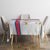 Custom Faroe Islands Football Tablecloth Coat Of Arms Flag Style