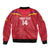 Custom Andorra Football Bomber Jacket Come On Tricolors Poet's Narcissus