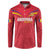 Custom Andorra Football Button Sweatshirt Come On Tricolors Poet's Narcissus