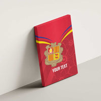 Custom Andorra Football Canvas Wall Art Come On Tricolors Poet's Narcissus