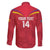 Custom Andorra Football Family Matching Puletasi and Hawaiian Shirt Come On Tricolors Poet's Narcissus