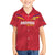 Custom Andorra Football Family Matching Puletasi and Hawaiian Shirt Come On Tricolors Poet's Narcissus