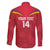 Custom Andorra Football Family Matching Short Sleeve Bodycon Dress and Hawaiian Shirt Come On Tricolors Poet's Narcissus
