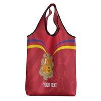 Custom Andorra Football Grocery Bag Come On Tricolors Poet's Narcissus