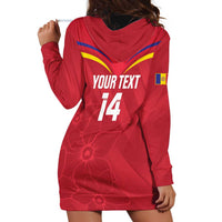 Custom Andorra Football Hoodie Dress Come On Tricolors Poet's Narcissus
