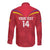 Custom Andorra Football Long Sleeve Button Shirt Come On Tricolors Poet's Narcissus