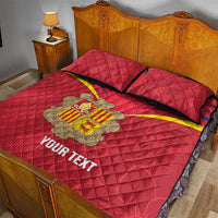 Custom Andorra Football Quilt Bed Set Come On Tricolors Poet's Narcissus