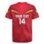 Custom Andorra Football Rugby Jersey Come On Tricolors Poet's Narcissus