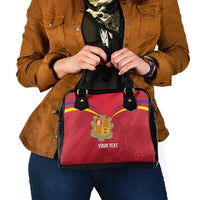 Custom Andorra Football Shoulder Handbag Come On Tricolors Poet's Narcissus