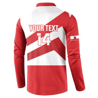 Custom Gibraltar Football Button Sweatshirt Castle And Key Sporty Style