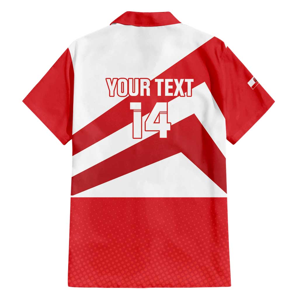 Custom Gibraltar Football Family Matching Long Sleeve Bodycon Dress and Hawaiian Shirt Castle And Key Sporty Style