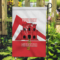 Custom Gibraltar Football Garden Flag Castle And Key Sporty Style