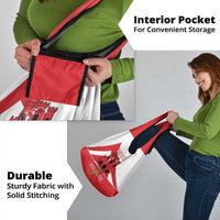 Custom Gibraltar Football Grocery Bag Castle And Key Sporty Style